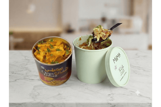 Chips Oman Snack with corn, lettuce and cheddar sauce | سناك شيبس عُمان - MiiMA