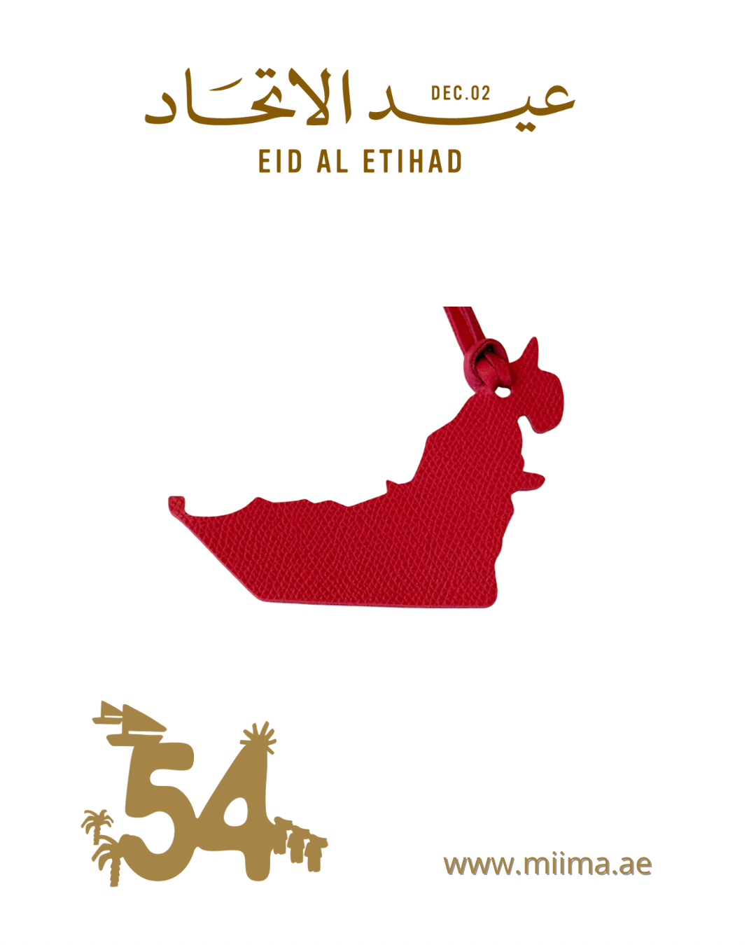 UAE Map Charm Collection - MiiMA Store